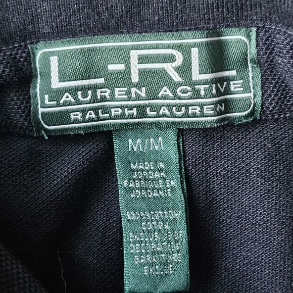 Ralph Lauren Active Polo Shirt Women's  M Crown RL Logo  Rugby Ladies - Picture 5 of 7
